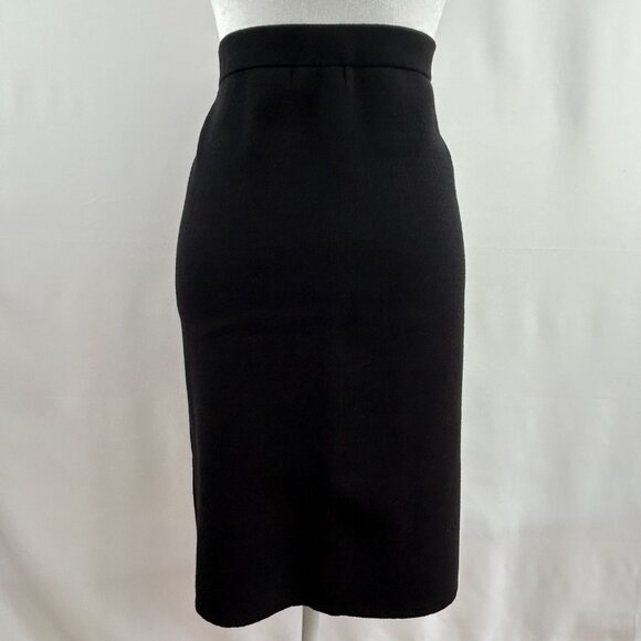 Karl Lagerfeld Chic Comfy Black Pencil Knit Skirt – Medium - Picture 5 of 8